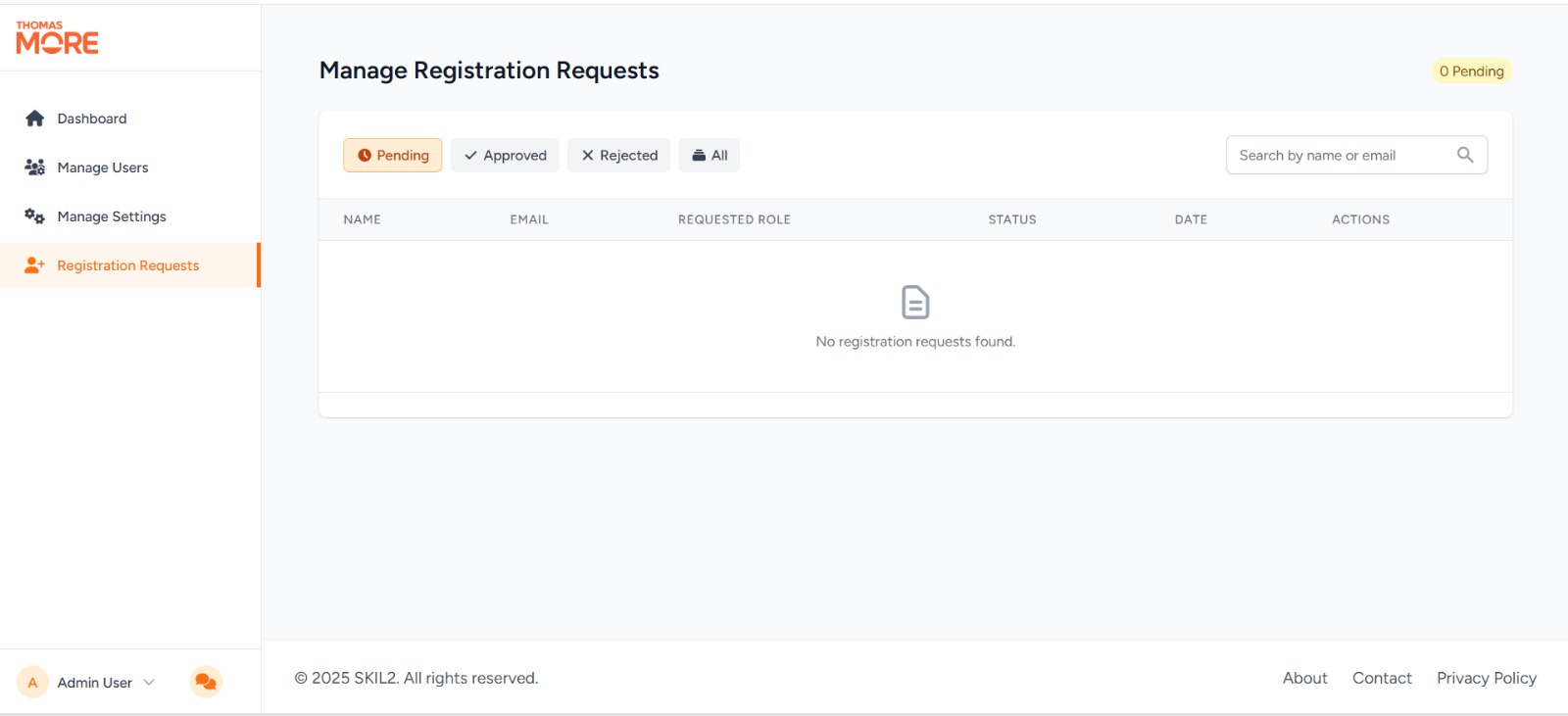 PS2 Registration Requests